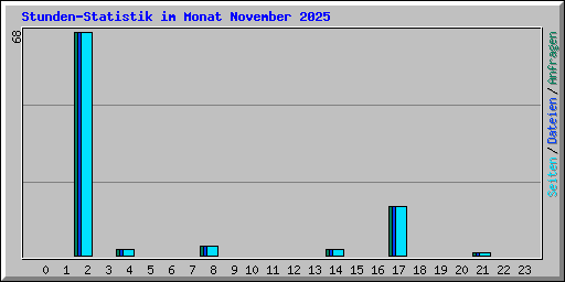 Stunden-Statistik im Monat November 2025